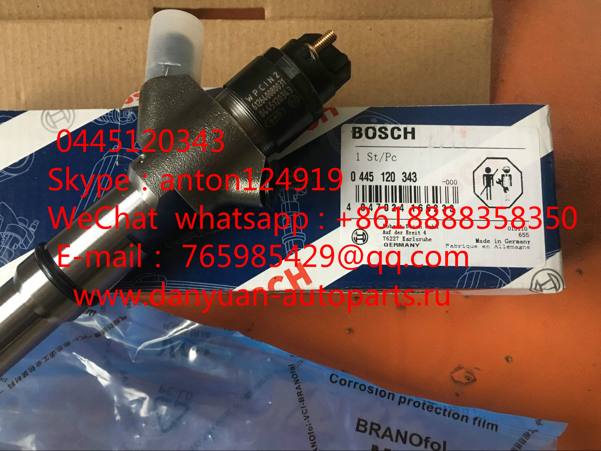 Форсунка  Bosch 0445120343 / 612640080031