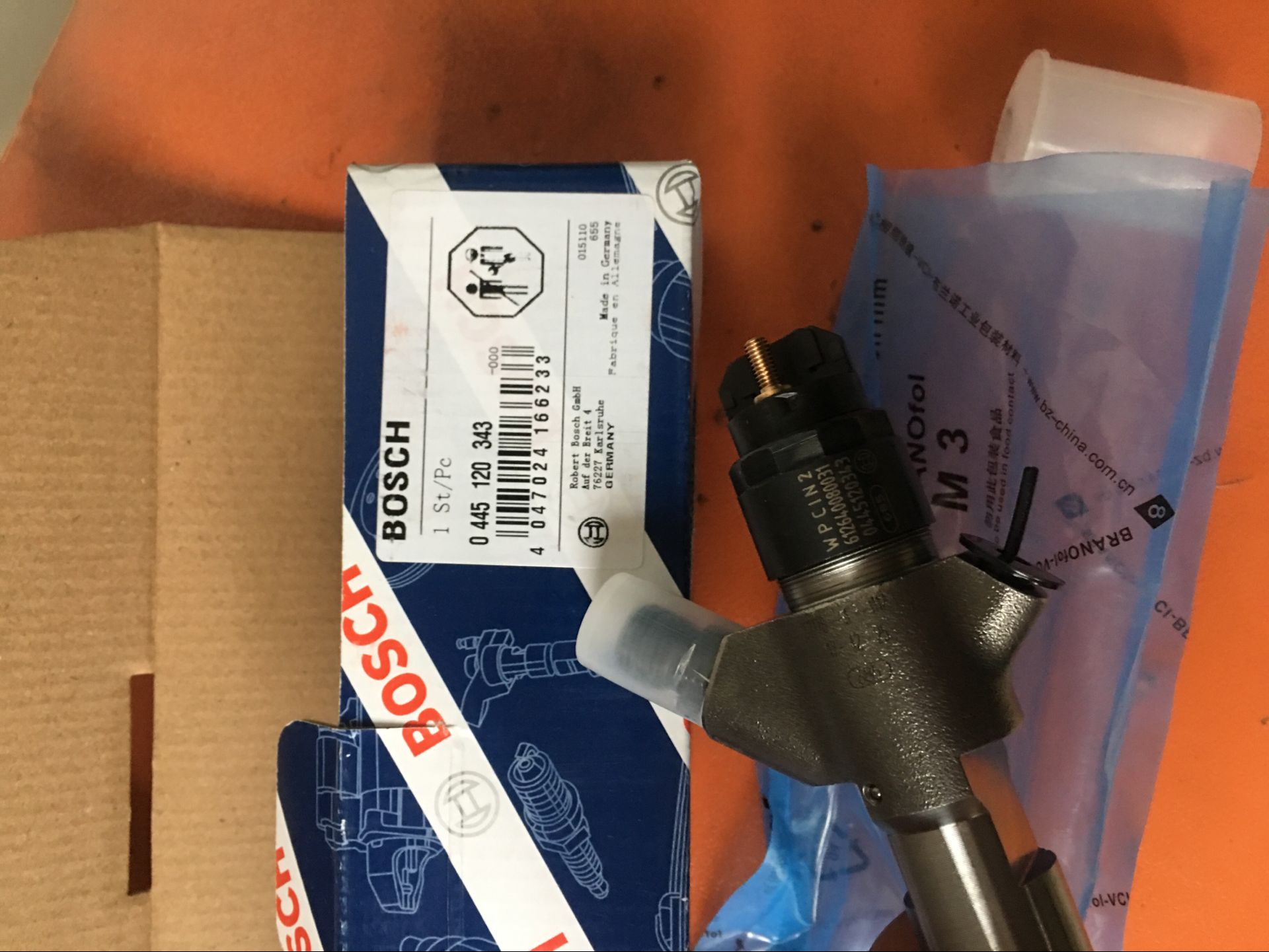 Bosch 0445120343 / 612640080031 для двигателя Weichai WP10.336E40 (евро4)--Shaanxi WP 10 Евро-4