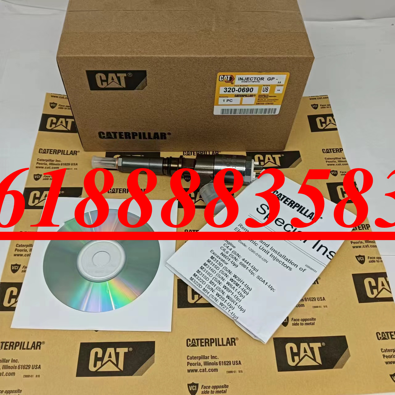 Форсунка CATERPILLAR 320-0690 / 292-3790 / 282-0480