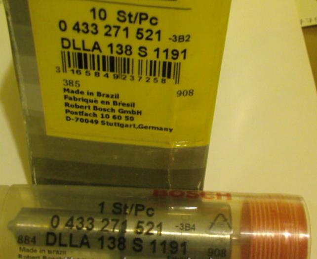 Распылитель для форсунок BOSCH 0433271521/DLLA138S1191