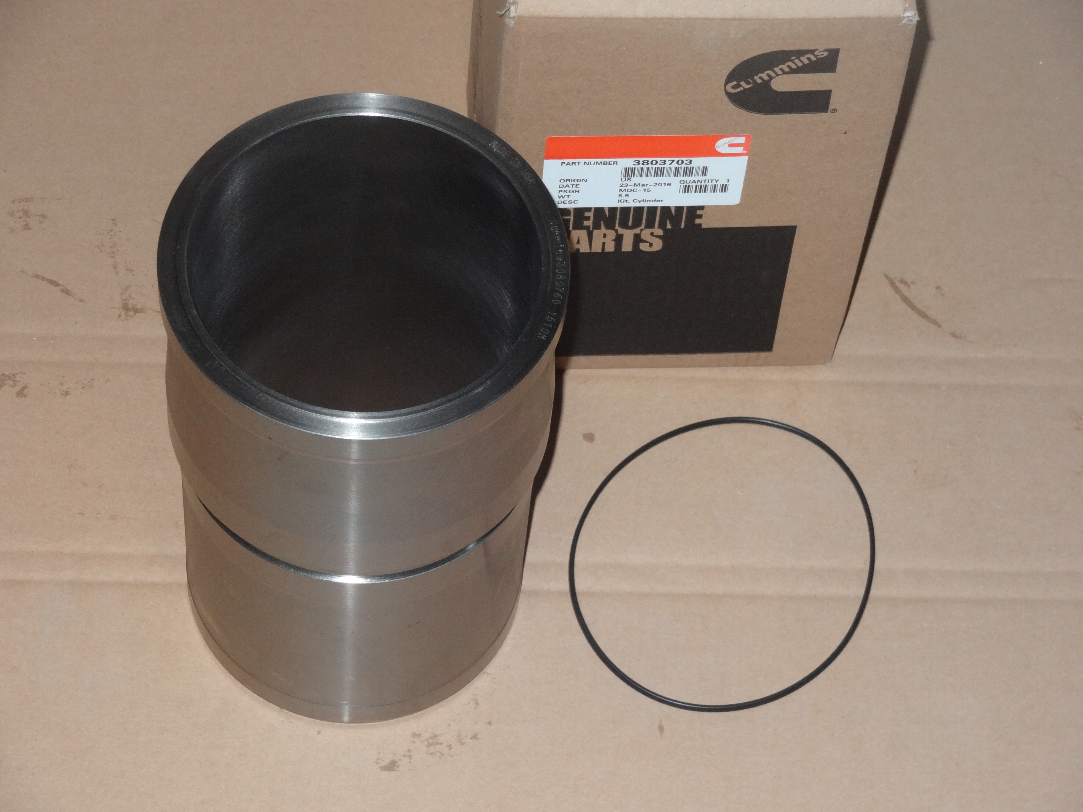 Гильза ISBE 102mm 4BTA3.9 3904166