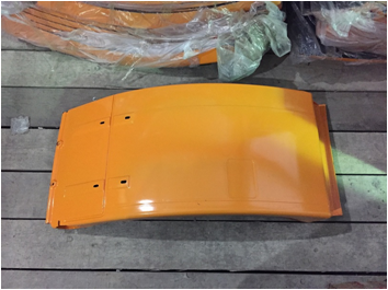 Брызговик F2000 задний левый SHAANXI 81.66410.0353