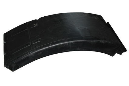 81.66410.0352 Брызговик F2000 задний правый SHAANXI