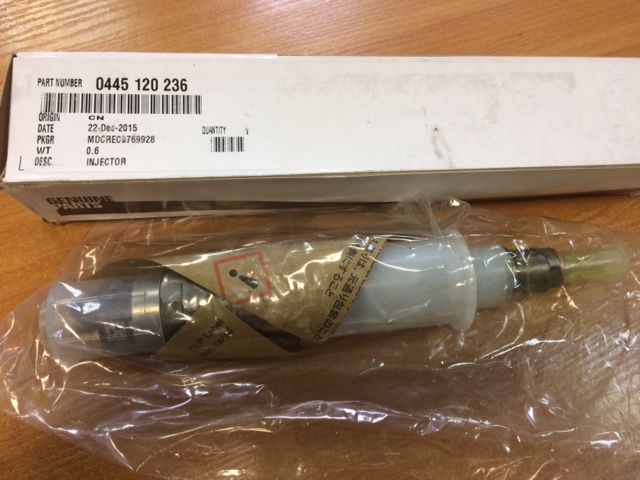 Форсунка топливная Cummins QSL 8,9 (QY-70 автокран) 0445120236/0445120125