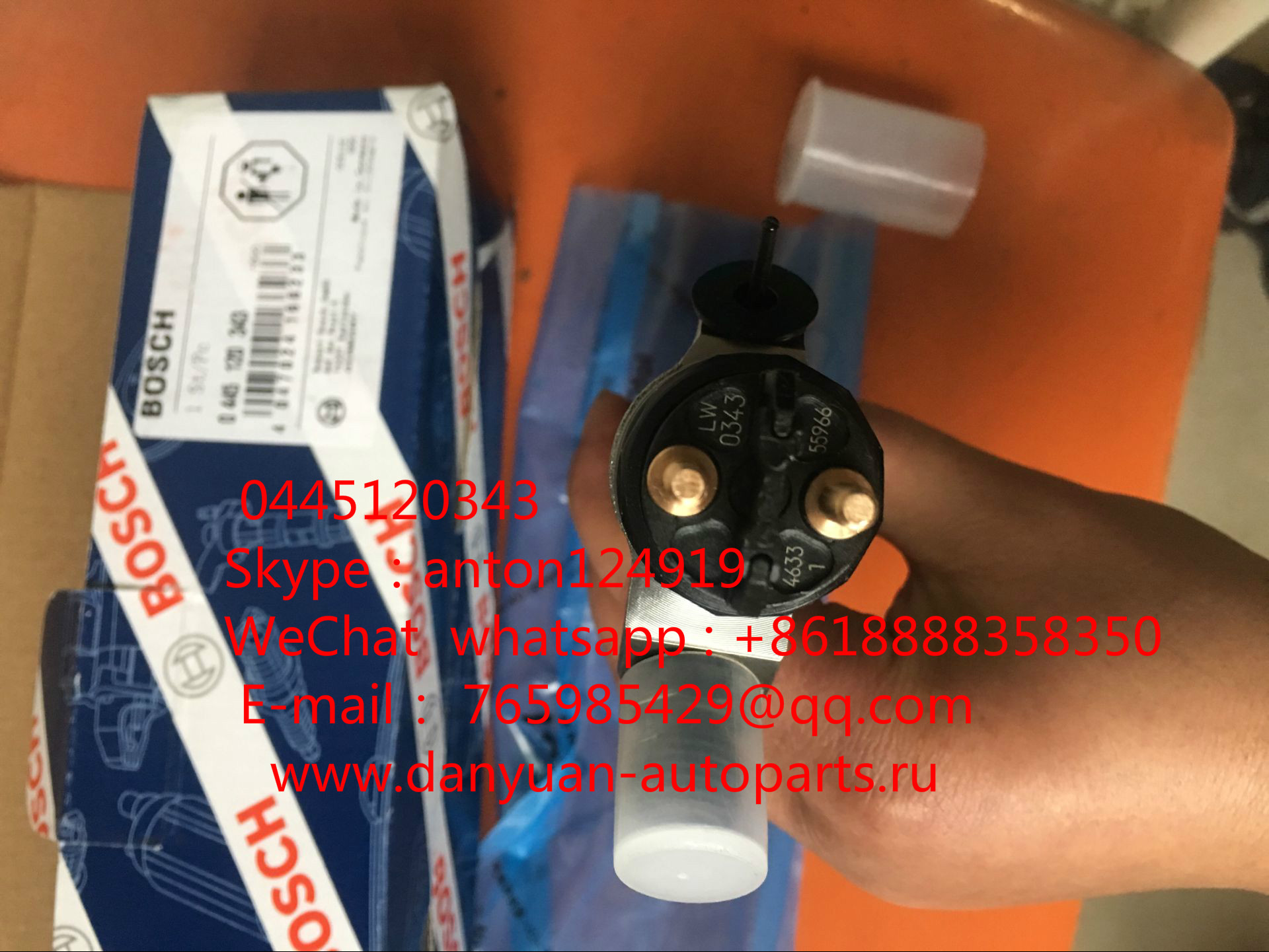 Bosch 0445120343 / 612640080031 для двигателя Weichai WP10.336E40 (евро4)--Shaanxi WP 10 Евро-4