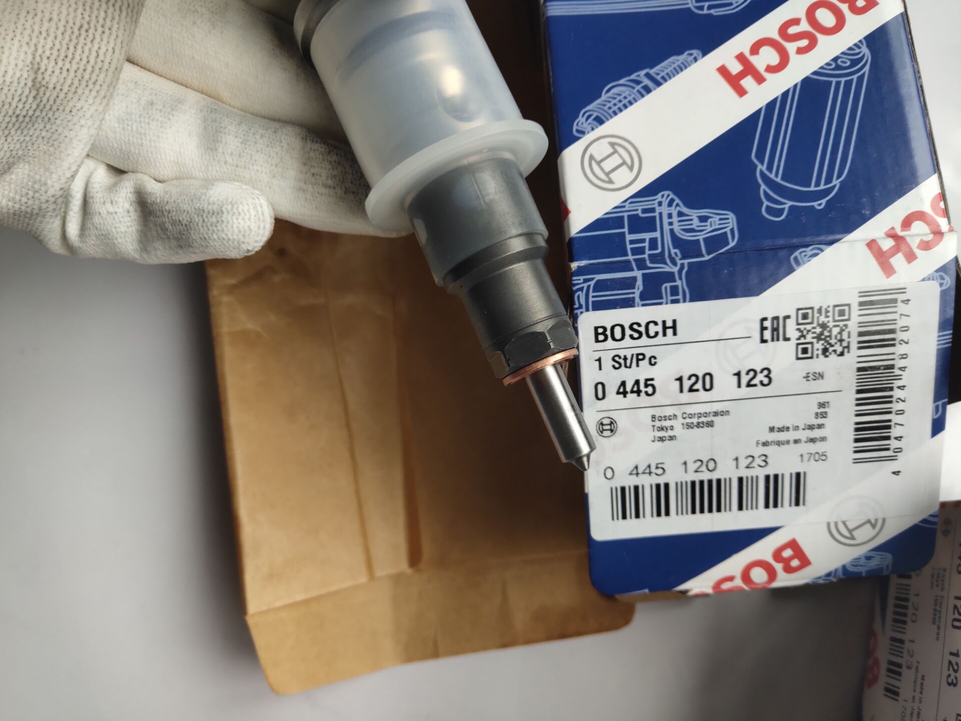 Топливная Форсунка Bosch 4937065 / 0445120123 Cummins ISBe / ISDe (КАМАЗ/ПАЗ) Евро-3