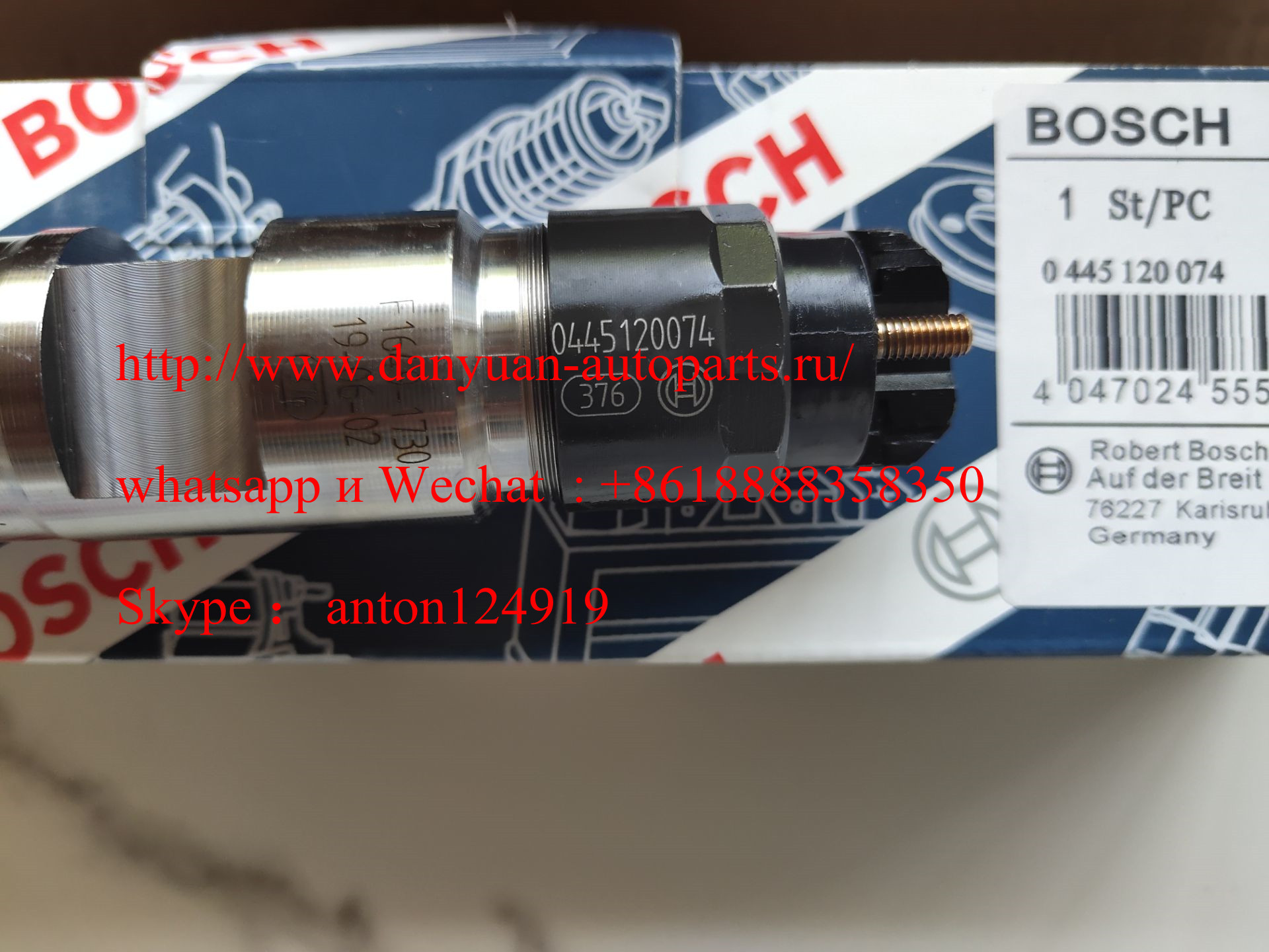 форсунка Bosch 0445120074 /  121.122.123.153.142.224.391.006.007.231.078.