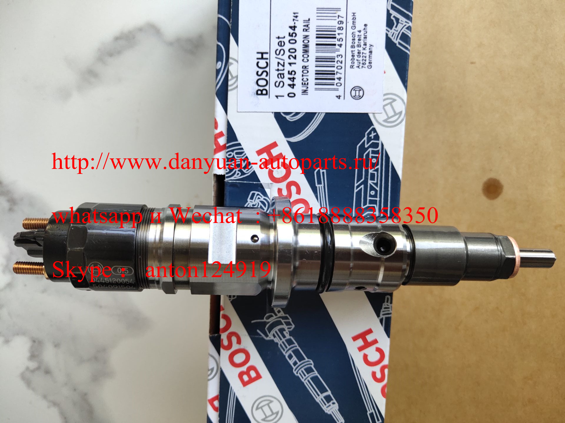 Форсунка 0445120054 для IVECO 504091504, CASE 2855491