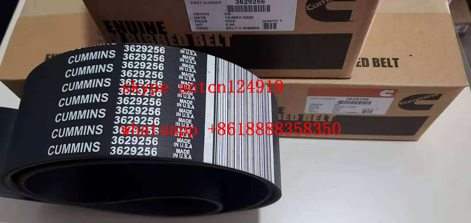 РЕМЕНЬ 3629256 CUMMINS КТА50