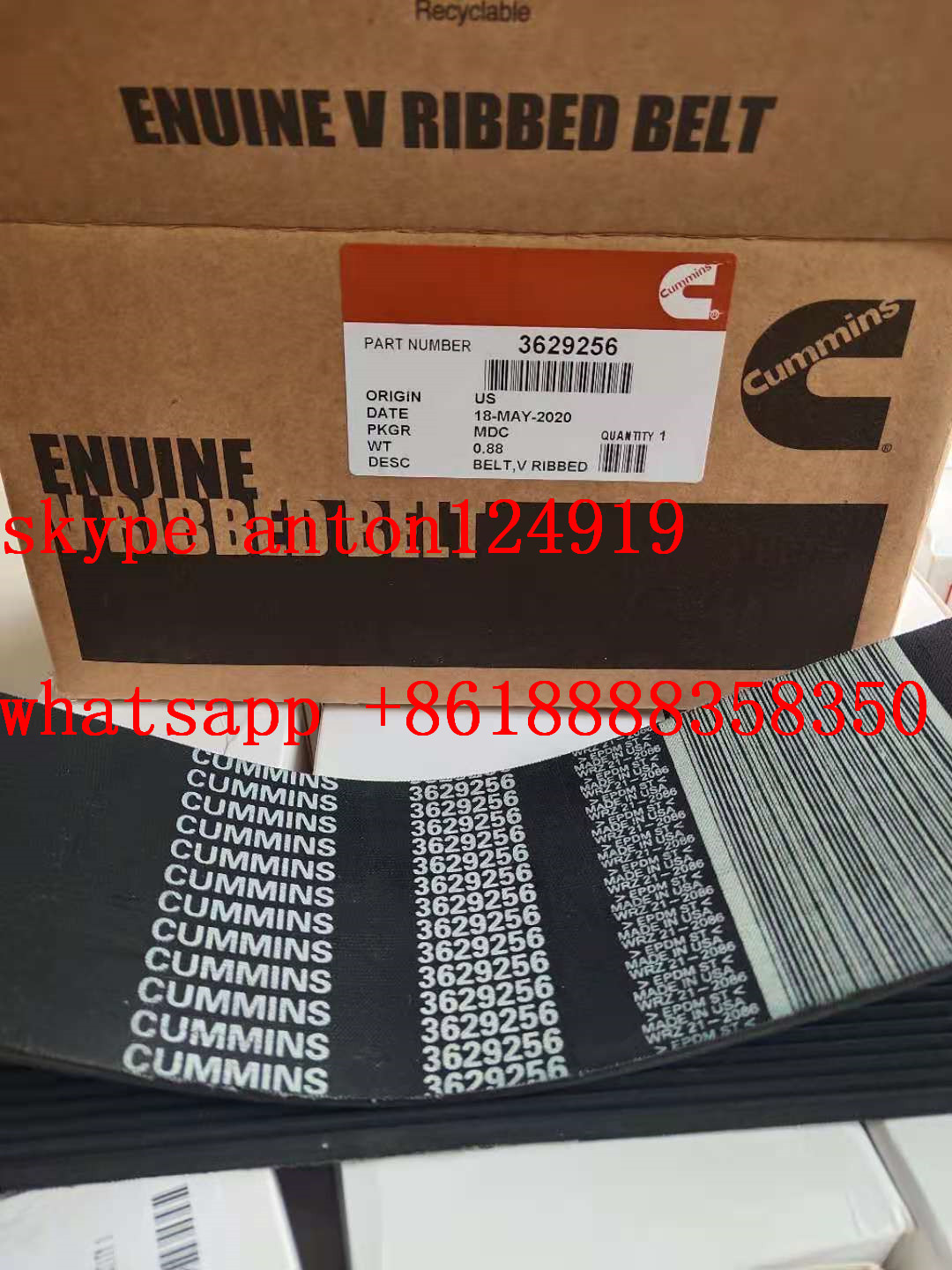 РЕМЕНЬ 3629256 CUMMINS КТА50