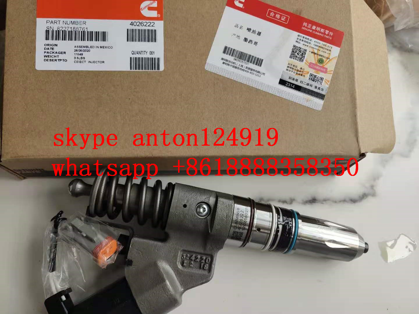 ТОПЛИВНАЯ ФОРСУНКА 4026222 CUMMINS M11