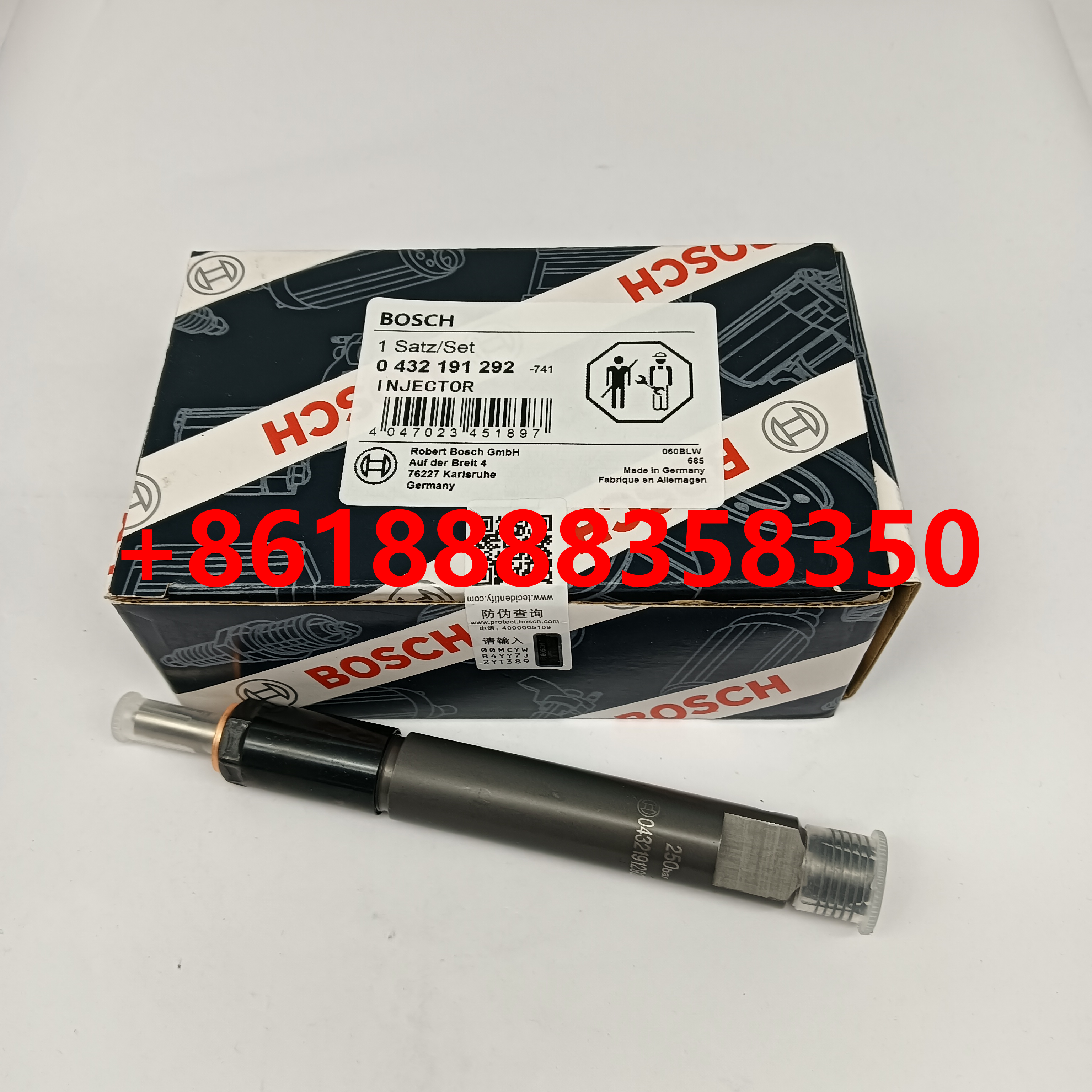 форсунка в сборе 0432191292 02113090 (распылитель 0433171849 DLLA144P1369) KHD 0432191292 BOSCH